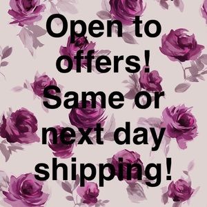 Reasonable offers welcome!